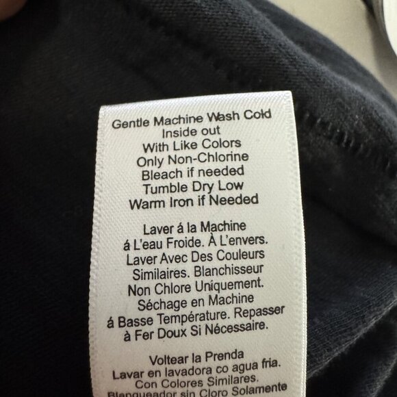 Nation Ltd Shirt Womens size XS evette puff sleeve top black ties at neckline - Picture 6 of 7